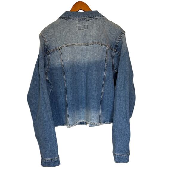 Not For Sale Shyanne Jacket Women XXL Blue Cropped‎ Denim Western Rodeo - Picture 6 of 8